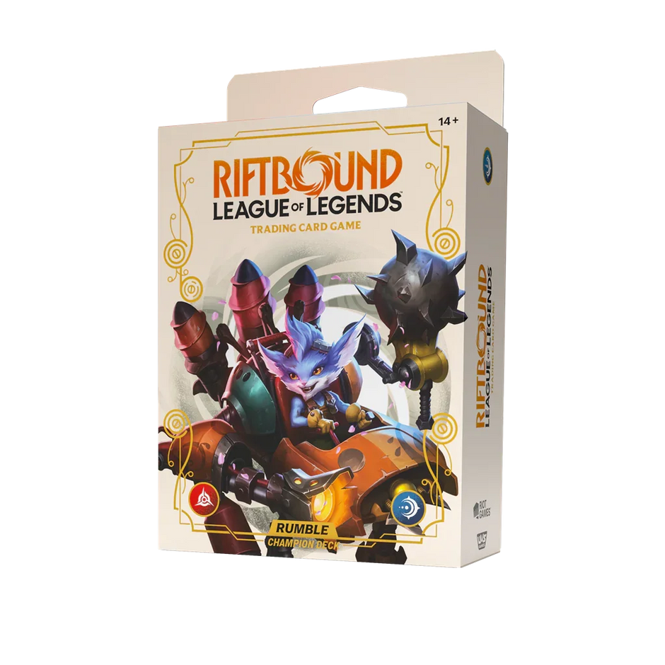 Riftbound spiritforged Starter deck Rumble