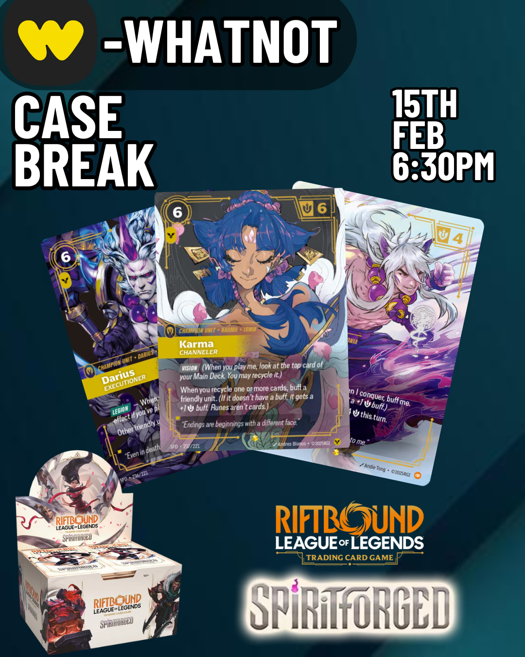 Riftbound spirit forged - Booster box