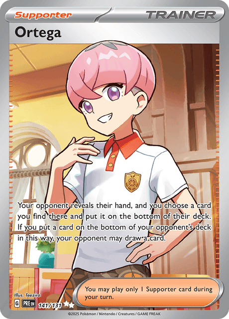 Ortega #141 Pokemon Prismatic Evolutions NM